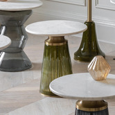 Bayview Living Yara Banswara Marble Side Table