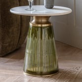 Bayview Living Yara Banswara Marble Side Table