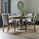 Bayview Living Noelia Round Extendable Dining Table
