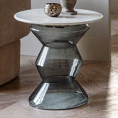 Bayview Living Valeria Banswara Marble Side Table