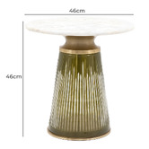 Bayview Living Yara Banswara Marble Side Table