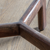 Bayview Living Buena Marble &amp; Acacia Wood Side Table