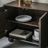 Bayview Living Aria 4 Door Mango Wood Sideboard Buffet