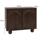 Bayview Living Aria 2 Door Mango Wood Sideboard Buffet