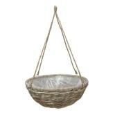 Bayview Living Natural Rattan Adimu Hanging Planter
