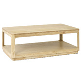 Bayview Living Rinae Pine Wood Coffee Table