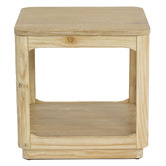 Bayview Living Rinae Pine Wood Side Table
