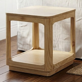 Bayview Living Rinae Pine Wood Side Table