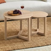 Bayview Living 2 Piece Olwen Side Table Set