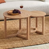 Bayview Living 2 Piece Olwen Side Table Set