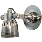 Bayview Living Seattle Antique Silver Metal Rotatable Wall Sconce