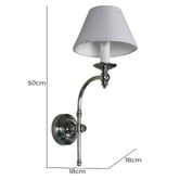 Bayview Living Annisa Brass Armed Wall Sconce