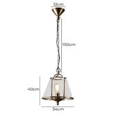 Bayview Living Harta Brass Pendant Light