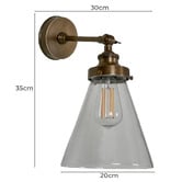 Bayview Living Bethari Brass Adjustable Wall Sconce