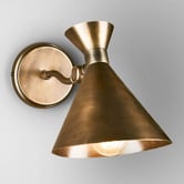 Bayview Living Siti Brass Angled Wall Sconce