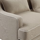 Bayview Living Natural Bronte 2 Seater Upholstered Sofa