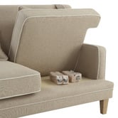 Bayview Living Natural Bronte 2 Seater Upholstered Sofa
