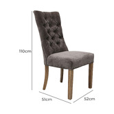 Bayview Living Harvey Linen Dining Chair