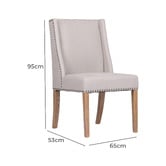 Bayview Living Beige Vesper Dining Chair