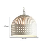 Bayview Living Chahaya Iron Weave Pendant