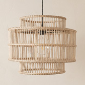 Bayview Living Haiti Rattan Pendant Light
