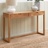 Bayview Living Olwen Oak Wood Console Table