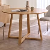 Bayview Living Olwen Oak Wood Round Dining Table