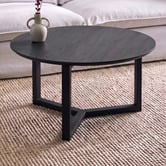 Bayview Living Olwen Round Oak Wood Coffee Table