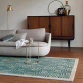 Ted Baker Green Kinmo Hand-Tufted Wool &amp; Viscose Rug