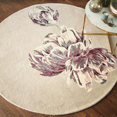 Ted Baker Beige Tranquility Hand-Tufted Round Rug