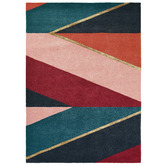Ted Baker Burgundy Sahara Hand-Tufted Rug