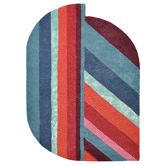Ted Baker Multi-Coloured Jardin Hand-Tufted Wool-Blend Rug