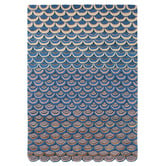 Ted Baker Blue Masquerade Hand-Tufted Wool-Blend Rug