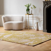 Ted Baker Yellow Baroque Hand-Tufted Pure New Wool Rug