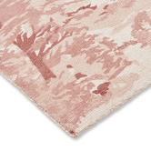 Ted Baker Pink Landscape Toile Printed Hand-Loomed Cotton Rug