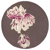Ted Baker Aubergine Tranquility Hand-Tufted Round Rug