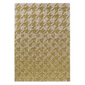 Ted Baker Mustard Houndstooth Outdoor Rug
