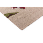 Ted Baker Burgundy Botanical Tulip Outdoor Rug