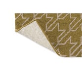 Ted Baker Mustard Houndstooth Outdoor Rug