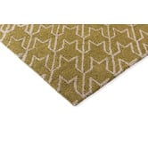 Ted Baker Mustard Houndstooth Outdoor Rug