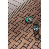 Ted Baker Brown T Monogram Outdoor Rug
