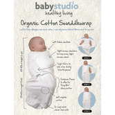 Baby Studio Baby Studio Organic Cotton 3-9 Months Swaddle Wrap