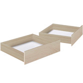 Gigi&#039;s Garden Light Oak Bevel Single Bed with Storage