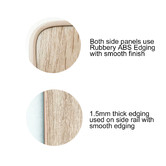 Gigi&#039;s Garden Light Oak Bevel Single Bed with Storage