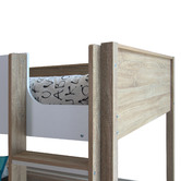 Gigi&#039;s Garden Sonoma Oak Gisborne King Single Bunk Bed