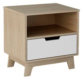 Gigi's Garden Light Oak Galway Bedside Table
