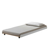 Gigi&#039;s Garden White Seattle Single Over Double Convertible Bunk Bed with Trundle
