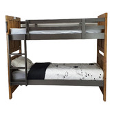 Gigi&#039;s Garden Jayden Rubberwood Convertible Bunk Bed