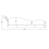 Gigi&#039;s Garden Blue Jones Racer Car Bed
