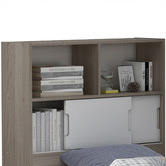 Gigi's Garden Quentin Storage Bed with Wall Bookcase